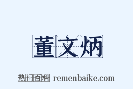 董文炳是什么意思的图片
